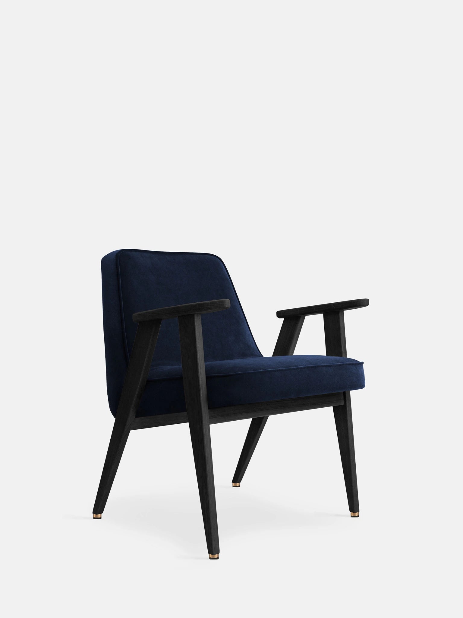 366 Armchair in Velvet Indigo