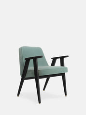 Fauteuil 366 en tissu Velvet Mint