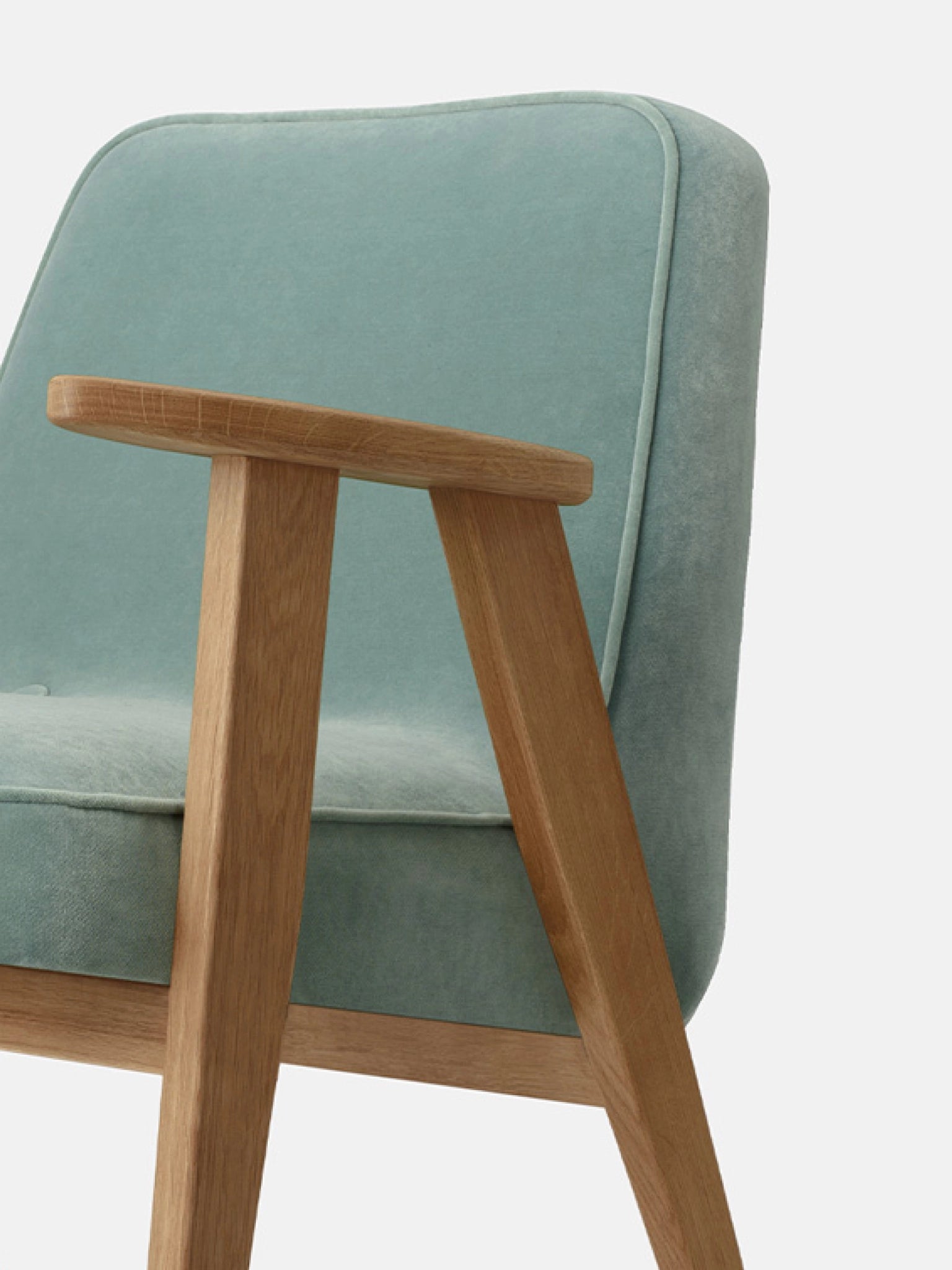 Fauteuil 366 en tissu Velvet Mint