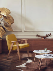 366 Concept 366 Armchair Velvet Mustard