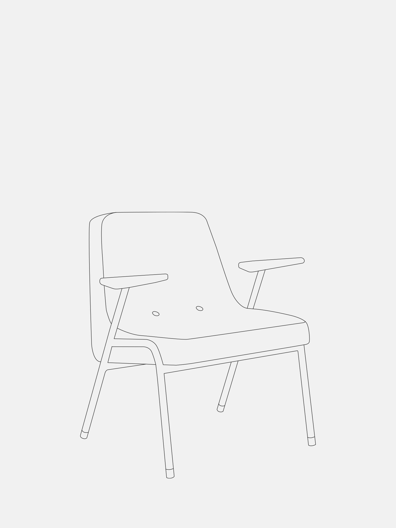 Fotel 366 Metal