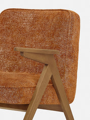 Bunny Armchair in Marble Orange