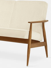 Sofa dzielona Fox w tkaninie Cord Creme