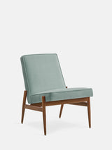 Fauteuil Club Fox en tissu Velvet Mint