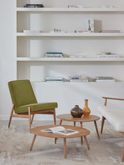 Fox Club Chair in Velvet Indigo