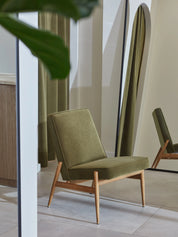 Fox Club Chair in Velvet Indigo