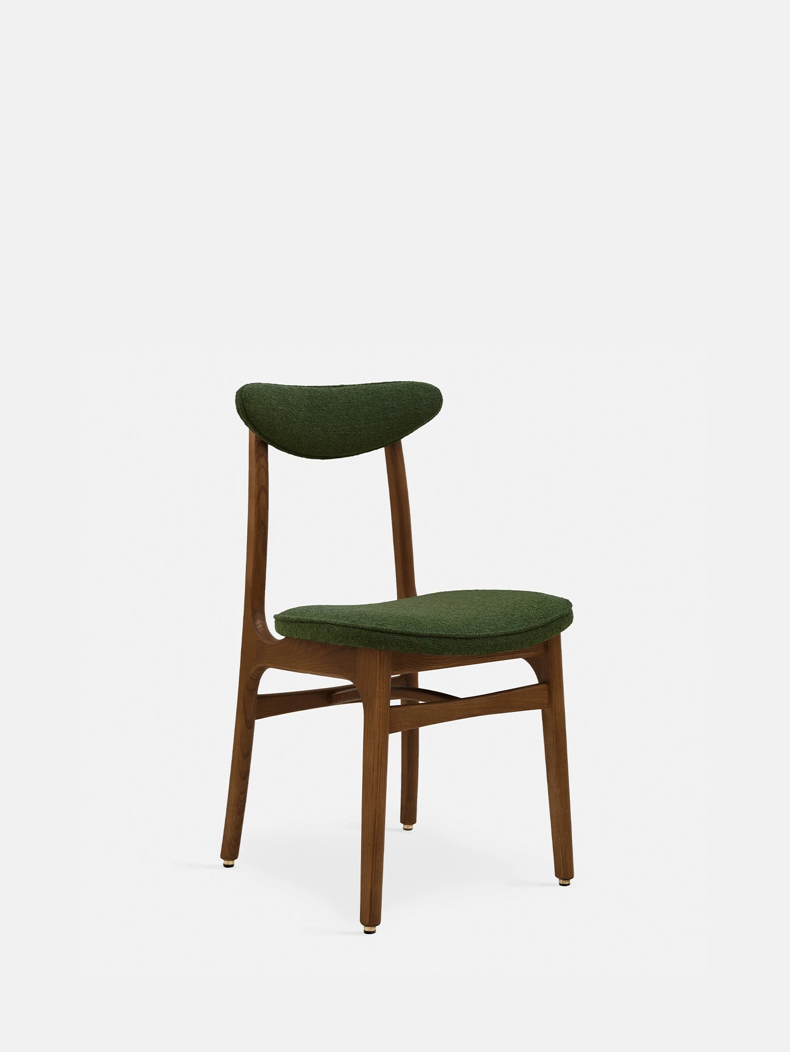200-190 Chair in Boucle Bottle Green
