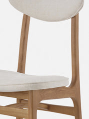 Chaise 200-190 en tissu Marble White