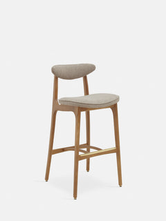 Krzesło barowe 200-190 M/75 w tkaninie Boucle Beige