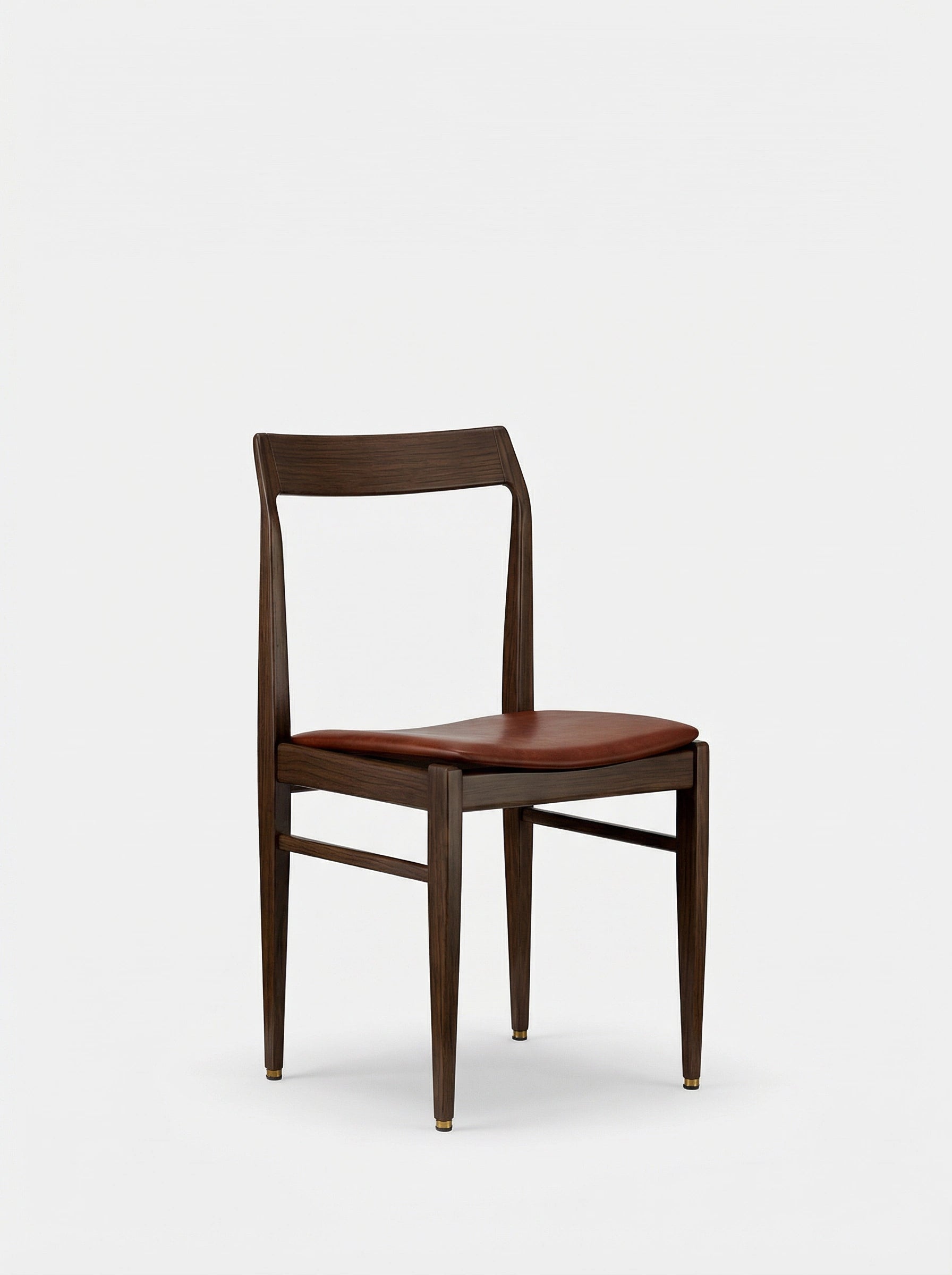 Homa 104 Chair in Natural Leather Brown