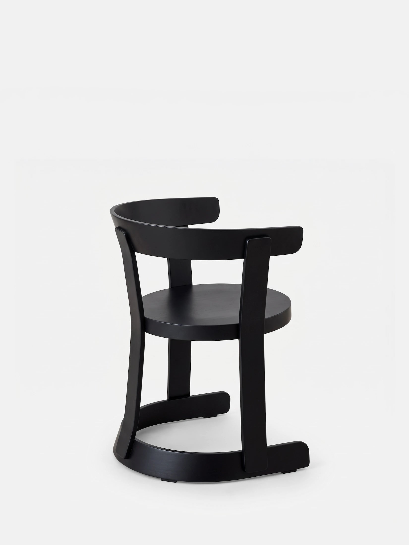 Hourglass Chair Timber Black