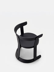 Hourglass Chair Timber Black