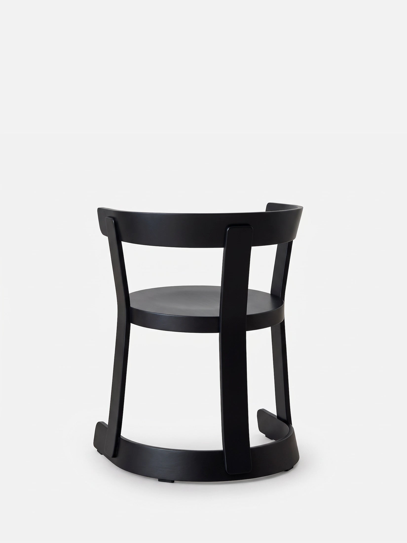 Hourglass Chair Timber Black