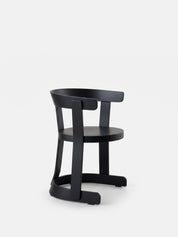 Hourglass Chair Timber Black