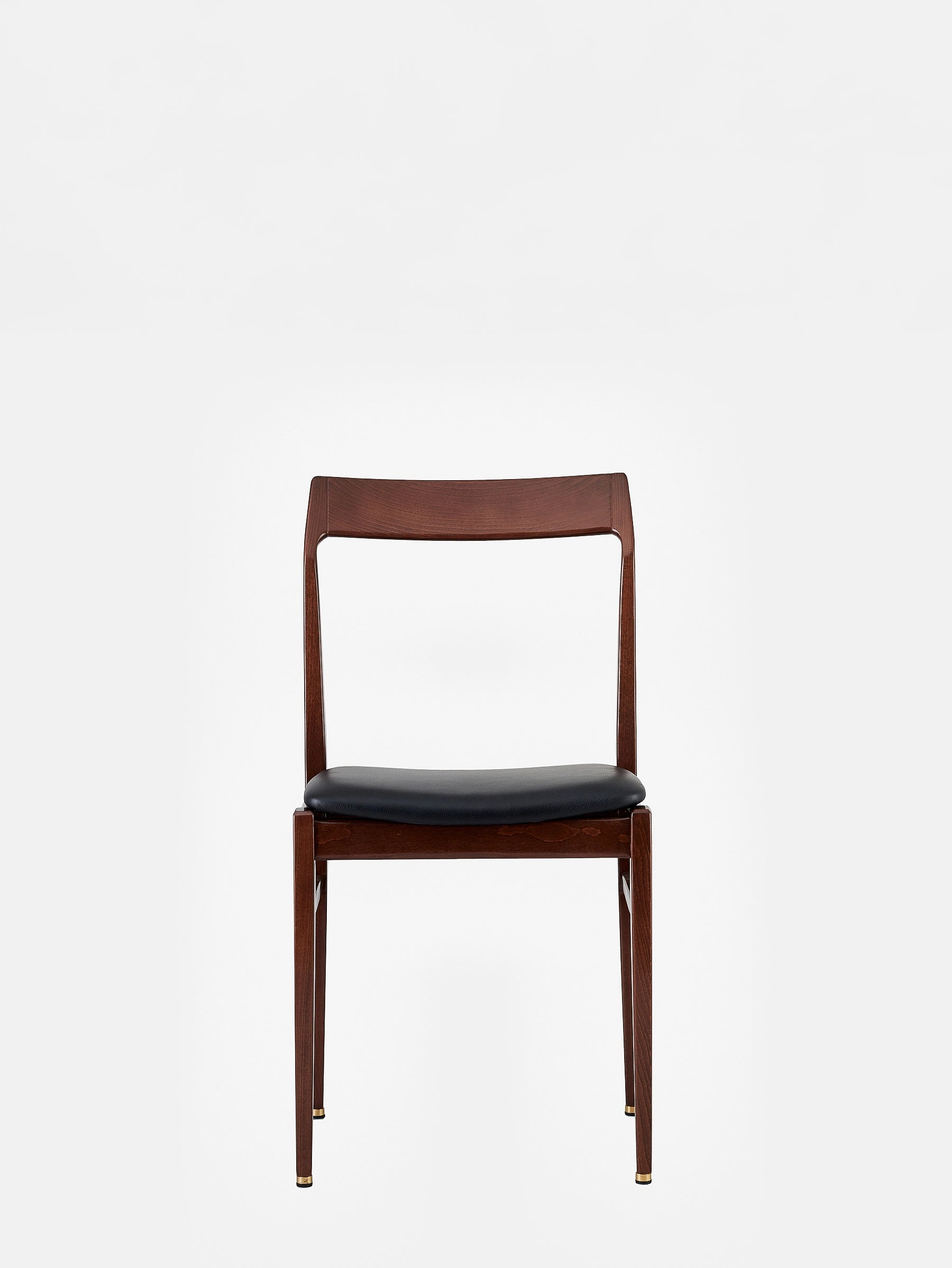 Krzesło Homa 104 w wykończeniu Natural Leather Black