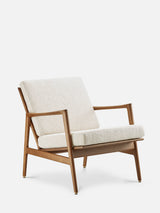 Stefan Lounge Chair in Boucle Creme