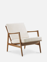 Stefan Lounge Chair in Cord Creme