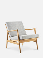 Stefan Lounge Chair in Grain Ciel