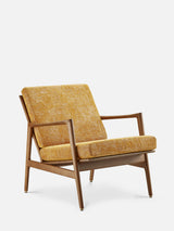 Stefan Lounge Chair in Marble Mustard