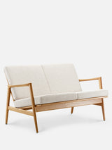 Sofa dwuosobowa Stefan w tkaninie Boucle Creme