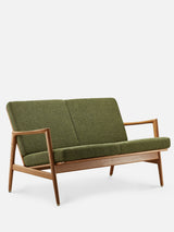 Stefan 2-Seater in Boucle Olive