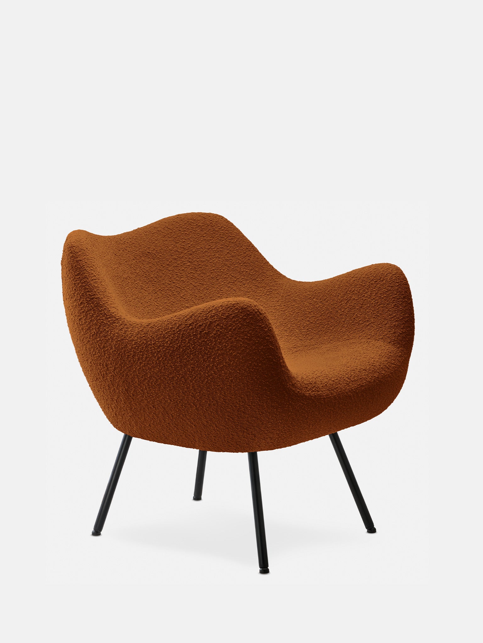 Fotel RM58 Soft w tkaninie Boucle Sierra