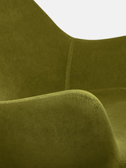 Fotel RM58 Soft w tkaninie Velvet Olive