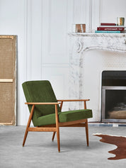 Fox Lounge Chair in Cord Grass