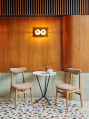 Krzesło 200-190 w tkaninie Boucle Denim