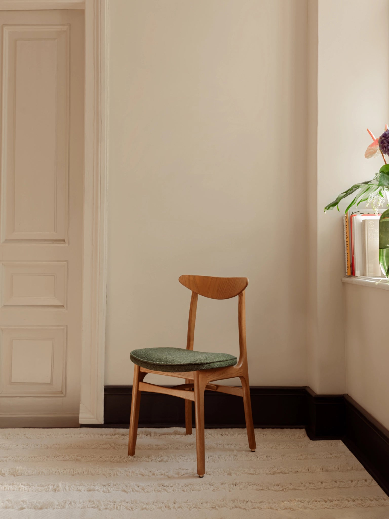 Krzesło 200-190 Mix w tkaninie Boucle Creme