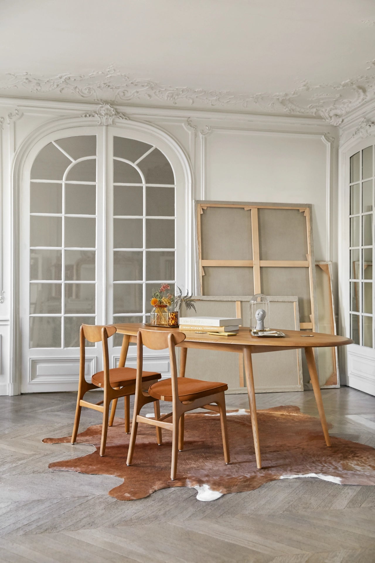 Krzesło 200-190 Mix w tkaninie Boucle Creme