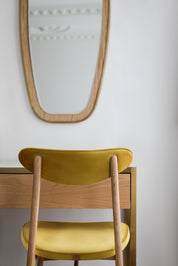 200-190 Chair in Shine Velvet Mustard