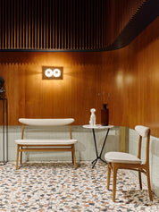 Banc 200-190 en tissu Boucle Denim