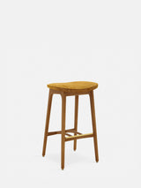 Stołek barowy 200-190 M/75 w tkaninie Marble Mustard