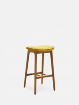 Stołek barowy 200-190 M/75 w tkaninie Velvet Mustard