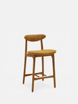 Krzesło barowe 200-190 S/65 w tkaninie Marble Mustard