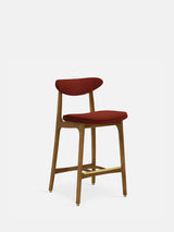 Krzesło barowe 200-190 S/65 w tkaninie Velvet Red Brick