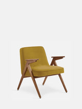 Bunny Armchair in Shine Velvet Mustard
