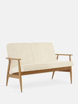 Fox 2-Seater in Cord Creme