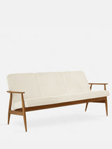 Sofa trzyosobowa Fox w tkaninie Cord Creme Fabric