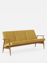 Sofa trzyosobowa Fox w tkaninie Velvet Mustard