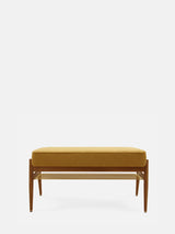 Banquette Fox 90 en tissu Boucle Mustard