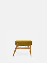 Fox Footrest in Shine Velvet Mustard