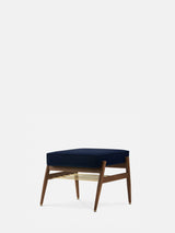 Podnóżek Fox w tkaninie Velvet Indigo