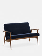 Sofa Fox w tkaninie Velvet Indigo