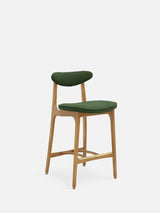 Krzesło barowe 200-190 M/75 w tkaninie Boucle Bottle Green