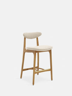 Krzesło barowe 200-190 M/75 w tkaninie Boucle Creme Fabric