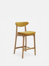 Krzesło barowe 200-190 S/65 w tkaninie Velvet Mustard